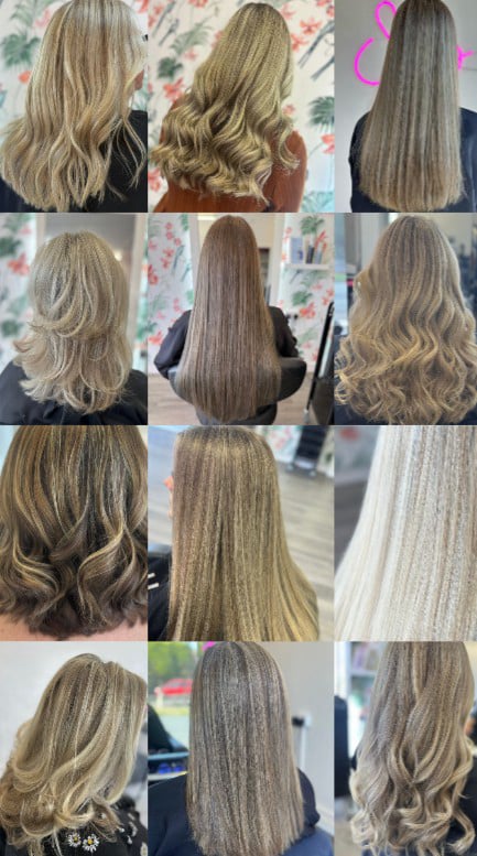 Blonde hair collection