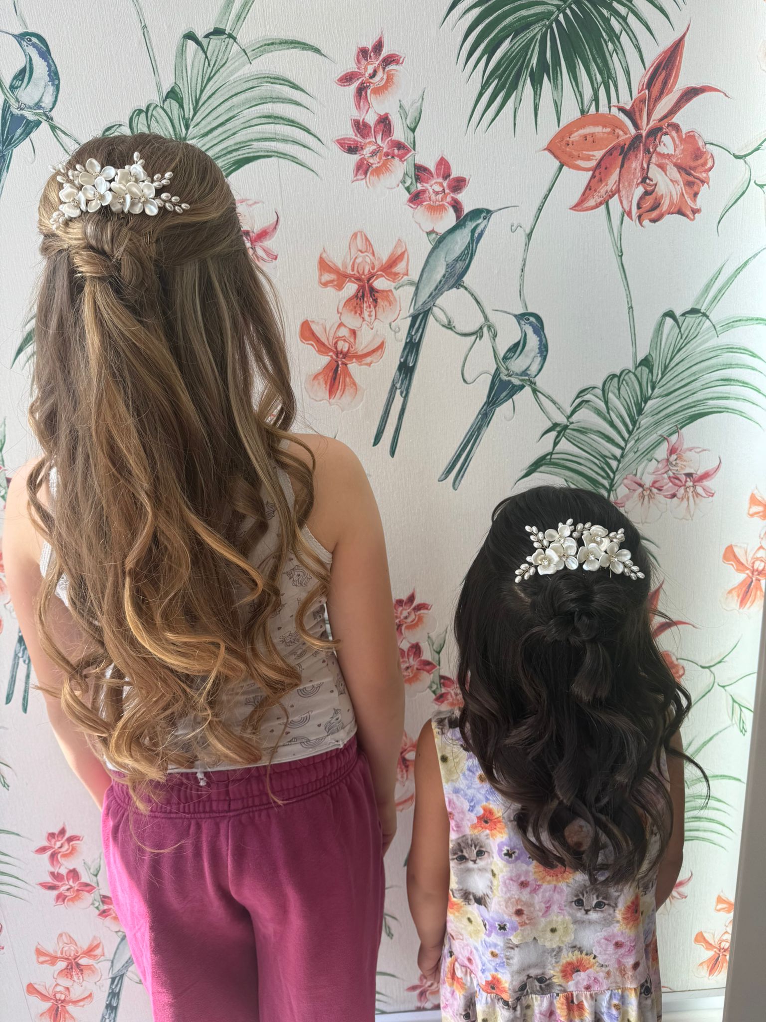 Bridesmaids hair up event hair